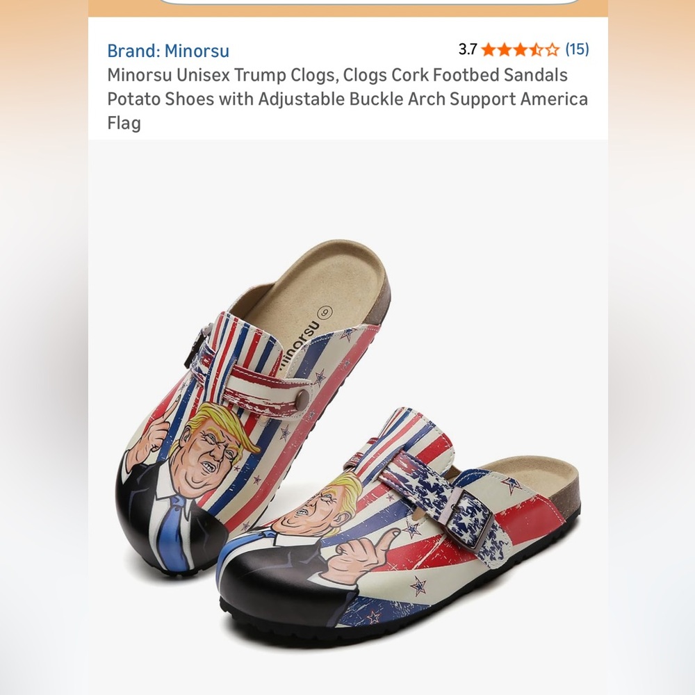 Trump slip on shoes
